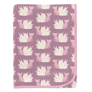 Baby Girls Print Bamboo Swaddling Blanket - Pegasus Kitsune Swaddling Blankets