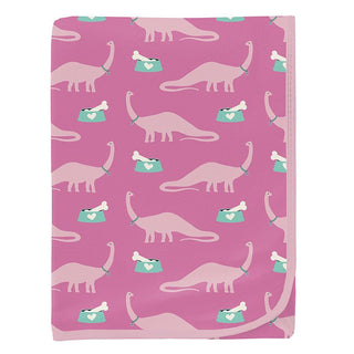 Baby Girls Print Bamboo Swaddling Blanket - Tulip Pet Dino Swaddling Blankets