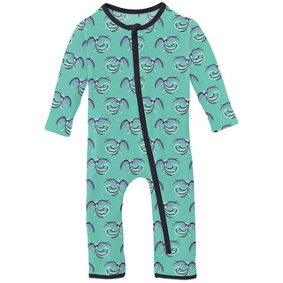 KicKee Pants Boy's Print Coverall with 2-Way Zipper - Glass Phoenix