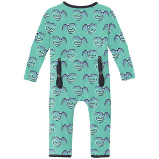 KicKee Pants Boy's Print Coverall with 2-Way Zipper - Glass Phoenix