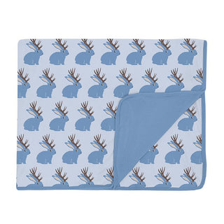 KicKee Pants Boy's Print Toddler Blanket - Dew Jackalope