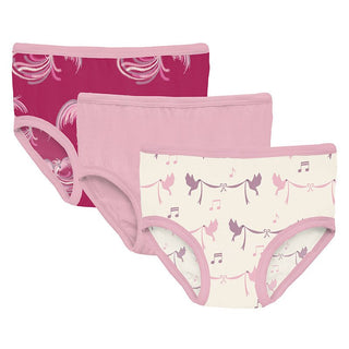 Girl's Underwear Set - Dragon Fruit Phoenix, Cake Pop & Natural Bird Banner