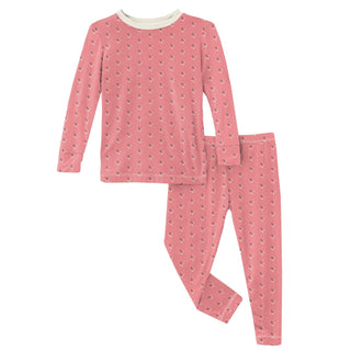 Kickee Pants Long Sleeve Pajama Set - Strawberry Baby Berries | Stylish Sleepies offer designs that make bedtime beautiful.