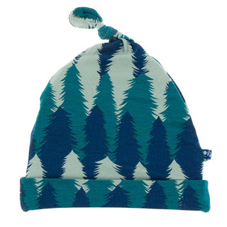 Bamboo Single Knot Hat - Navy Forestry Baby & Toddler Hats