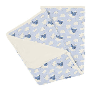 Baby Boys Print Bamboo Stroller Blanket - Dew Flying Pigs Swaddling & Receiving Blankets