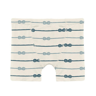 Bamboo Boxer Brief - Natural Boat Rope Toddler Underwear