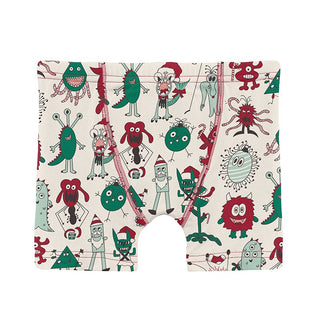 Kickee Pants Boxer Brief - Merry Monsters