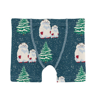 Kickee Pants Boxer Brief - Peacock Yeti