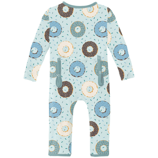 Kickee Pants Coverall with 2-Way Zipper - Fresh Air Donuts and Sprinkles