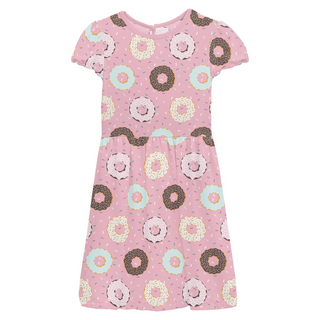 Kickee Pants Flutter Sleeve Twirl Dress with Pockets - Cake Pop Donuts and Sprinkles