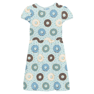 Kickee Pants Flutter Sleeve Twirl Dress with Pockets - Fresh Air Donuts and Sprinkles