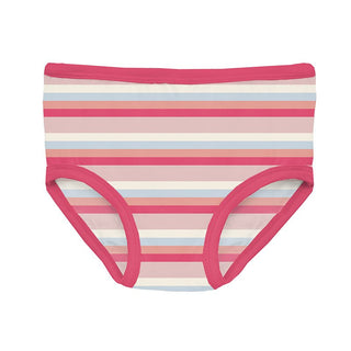 Kickee Pants Underwear (Set of 3) - Baby Rose Stripe, Baby Rose & Blush Yeti