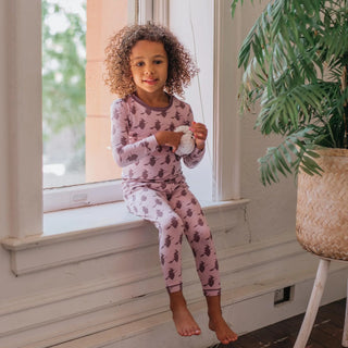 Kickee Pants Long Sleeve Pajama Set - Sweet Pea Witch