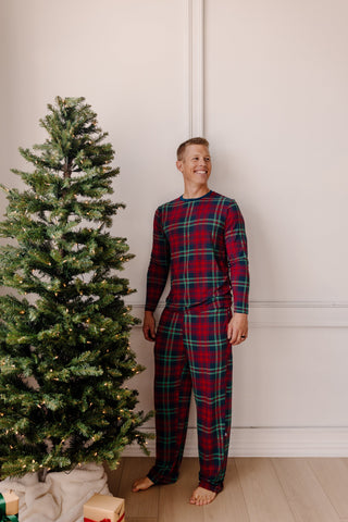 Kickee Pants Pajama Pants - Peacock Plaid 