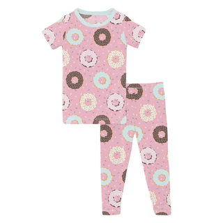 Kickee Pants Short Sleeve Pajama Set - Cake Pop Donuts and Sprinkles