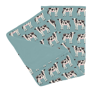 Kickee Pants Stroller Blanket - Jade Cows