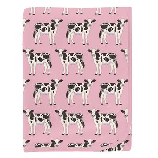 Kickee Pants Swaddling Blanket - Cake Pop Cows