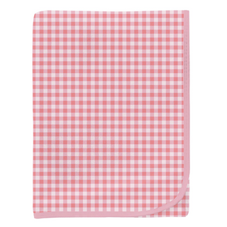 Kickee Pants Swaddling Blanket - Cake Pop Gingham