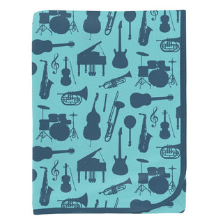 KicKee Pants Swaddling Blanket - Iceberg Jazz Band