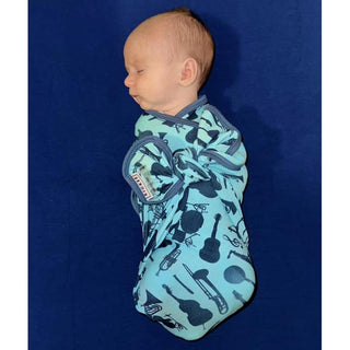 KicKee Pants Swaddling Blanket - Iceberg Jazz Band