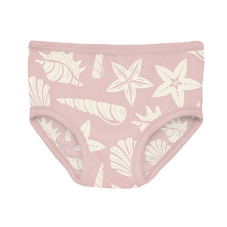 Kickee Pants Underwear - Baby Rose Shells & Starfish