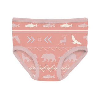 Bamboo Underwear - Blush Native Tribal Lore Toddler Underwear