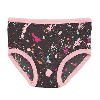 Bamboo Underwear - Calypso Splatter Paint Toddler Underwear