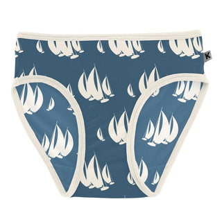 Kickee Pants Girl's Underwear - Deep Sea Sailboat Race