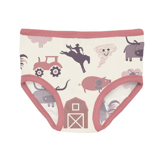 Bamboo Underwear - Desert Rose Rowdy Howdy Toddler Underwear