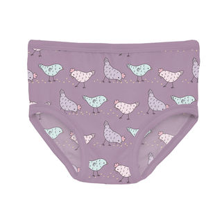 Kickee Pants Underwear - Lavender Chickens