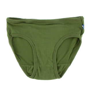 Solid Bamboo Underwear - Moss Toddler Underwear