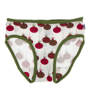 Bamboo Underwear - Natural Ornaments with Moss Trim Toddler Underwear