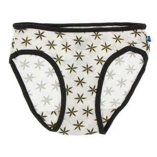 Bamboo Underwear - Natural Star Anise with Zebra KicKee Pants