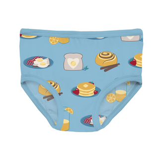 Kickee Pants Underwear - Seaside Blue Breakfast in Bed