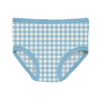 Kickee Pants Underwear - Seaside Blue Gingham