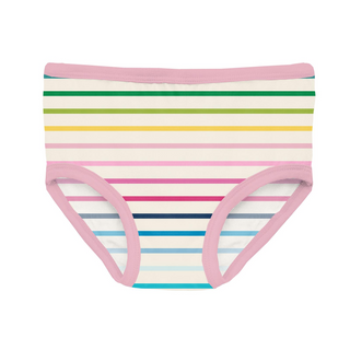 Kickee Pants Underwear (Set of 3) - Sunshine and Rainbows, Natural & Happy Stripe