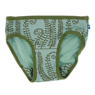 Bamboo Underwear - Shore Ferns with Moss KicKee Pants