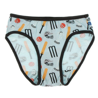 Bamboo Underwear - Spring Sky Cricket with Zebra KicKee Pants