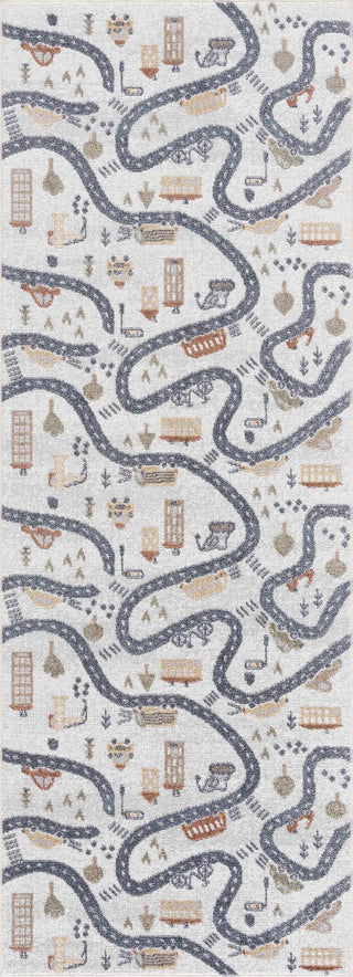 Mave Roads Washable Kids Rug