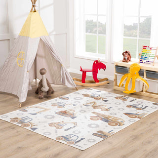 Mochi Washable Kids Area Rug