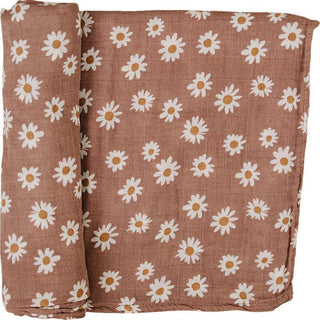 Mebie Baby Muslin Swaddle Blanket - Daisy Dream 