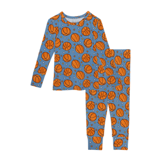 Bamboo Long Sleeve Pajama Set - Slam Dunk (Basketball)