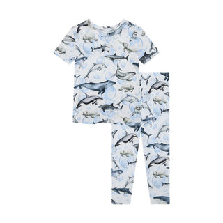 Boy's Bamboo Short Sleeve Pajama Set - Sharkly Baby & Toddler Sleepwear