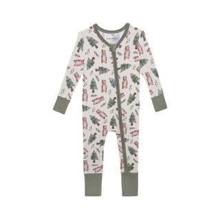 Bamboo Convertible Footie Romper - Beary (Bears) Baby & Toddler Sleepwear