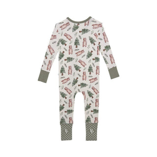 Bamboo Convertible Footie Romper - Beary (Bears) Baby & Toddler Sleepwear