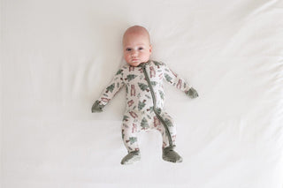 Posh Peanut Convertible Footie Romper - Beary