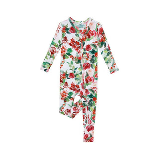 Bamboo Convertible Footie Romper - Beatrix (Floral) Baby & Toddler Sleepwear