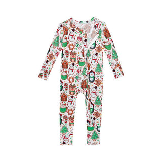 Posh Peanut Convertible Footie Romper - Cookie Medley