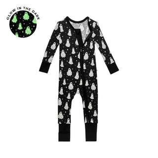 Posh Peanut Convertible Footie Romper - Ghostly