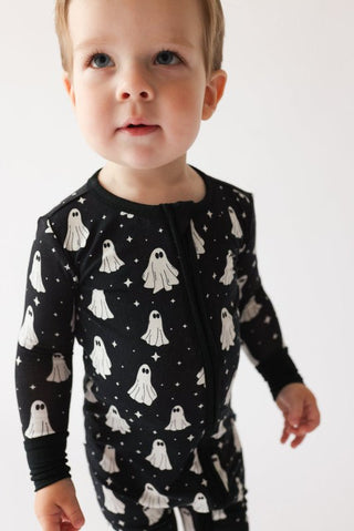 Posh Peanut Convertible Footie Romper - Ghostly